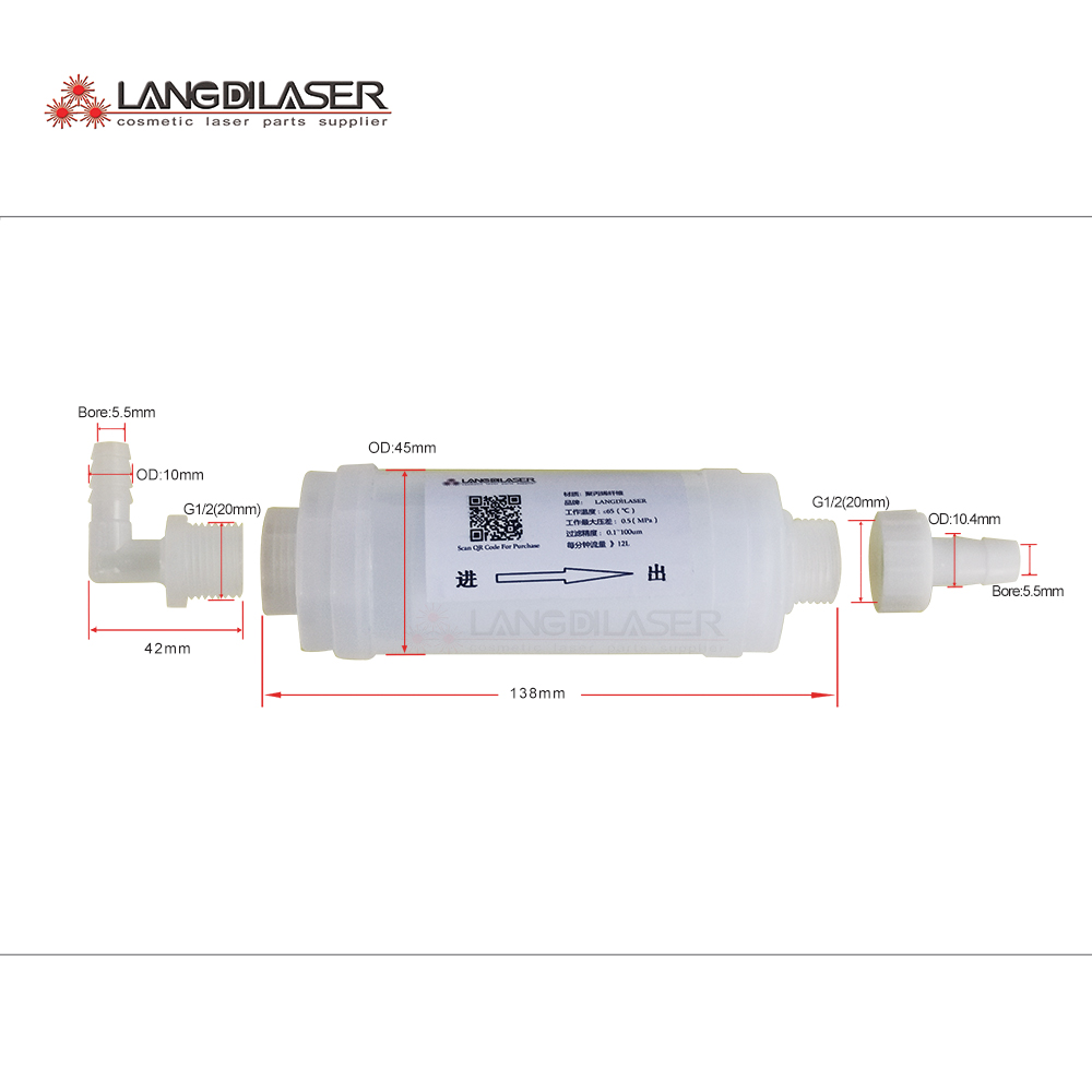 Industrial Laser Machine Hair Removal - Диодный лазер, система фильтрации воды для
