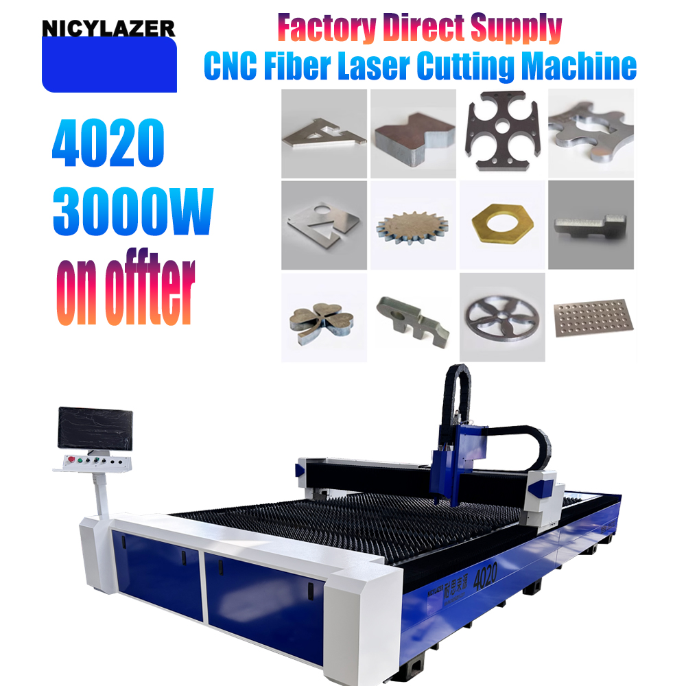 Industrial Laser Cutter For Metal - Лазерный станок NICYLAZER CNC 3000W 4020