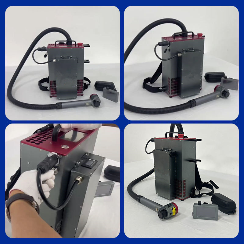 Industrial Laser Machine Price - Рюкзак портативного типа, ручной лазерный очиститель