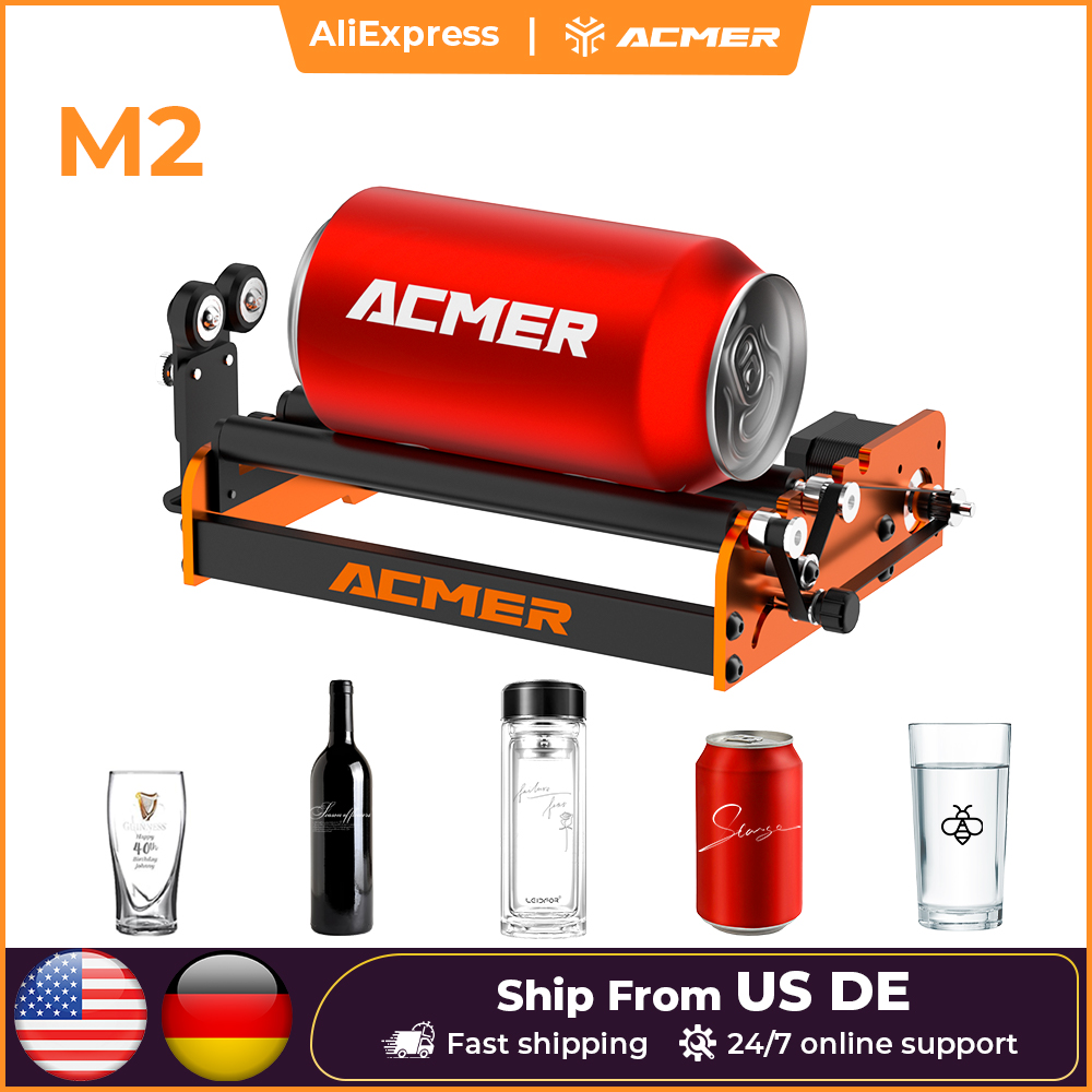 Air Assist Pump Laser - ACMER M2 лазерный роторный ролик, лазерный