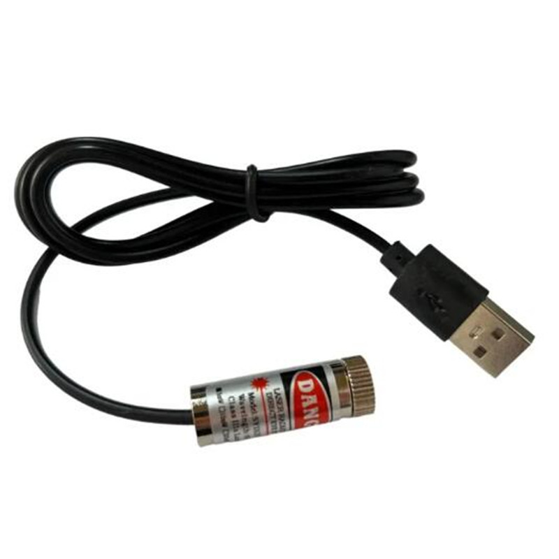 Industrial Laser Line Generator - USB-разъем, лазерный модуль, 12 мм, 5
