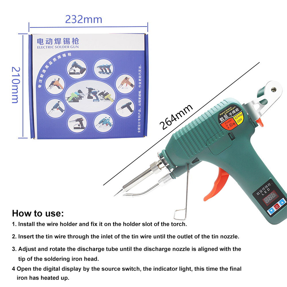 Цифровой ручной паяльник 80 Вт – обзор и цена Industrial Laser Welding Tool
