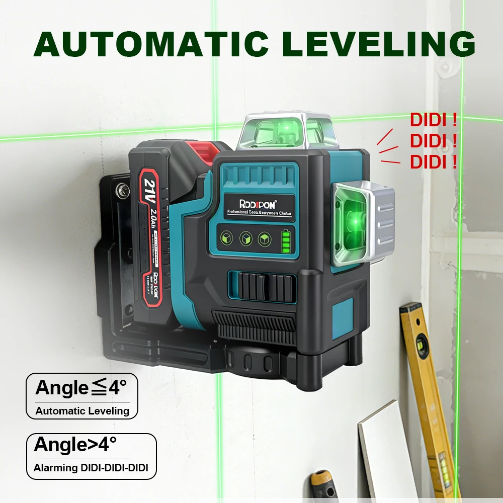 Лазерный уровень с 12 зелеными – обзор и цена Industrial Laser Level
