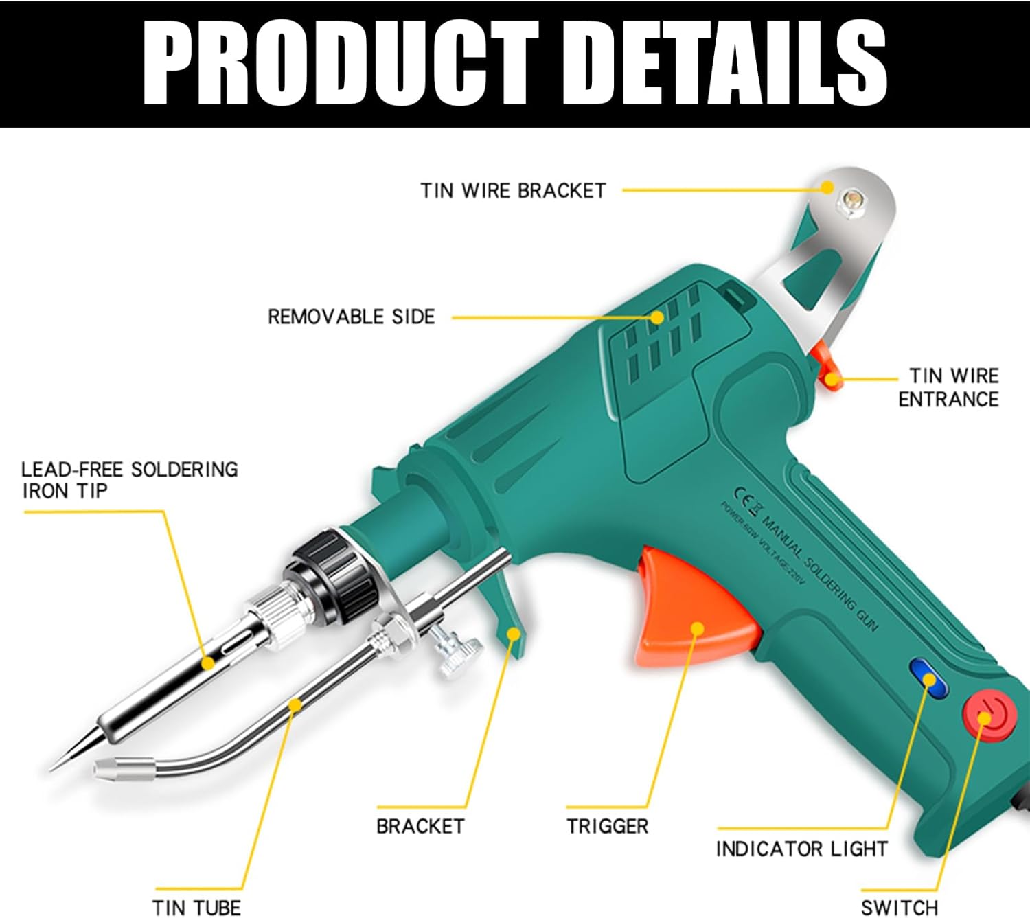 Электрический паяльник 60 Вт,  – обзор и цена Industrial Laser Welding Tool